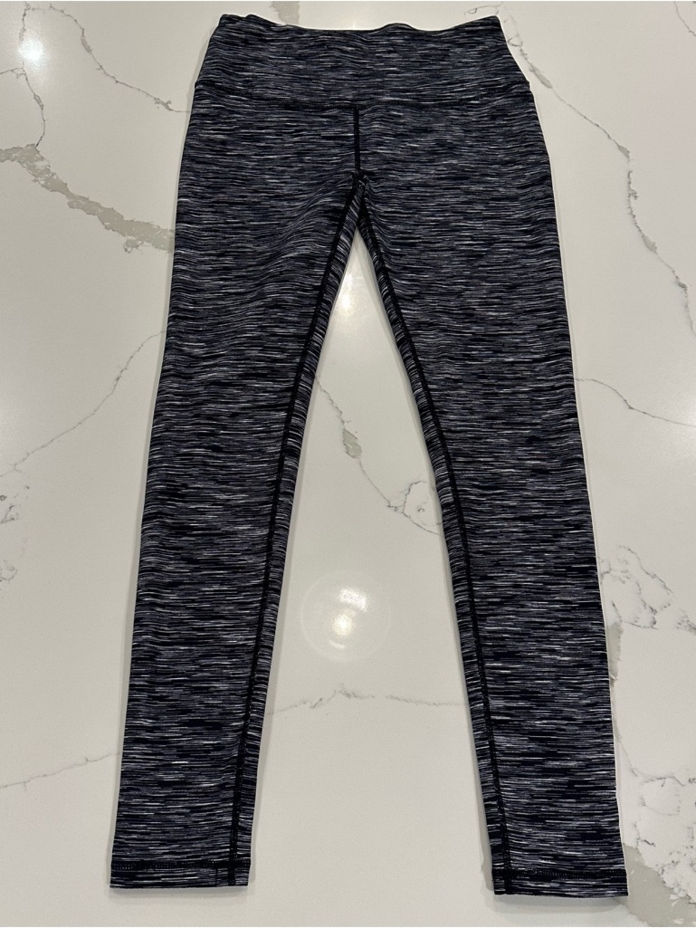 Zella Live In Leggings Space Dye Women's M Black White Yoga Athletic Workout Gym